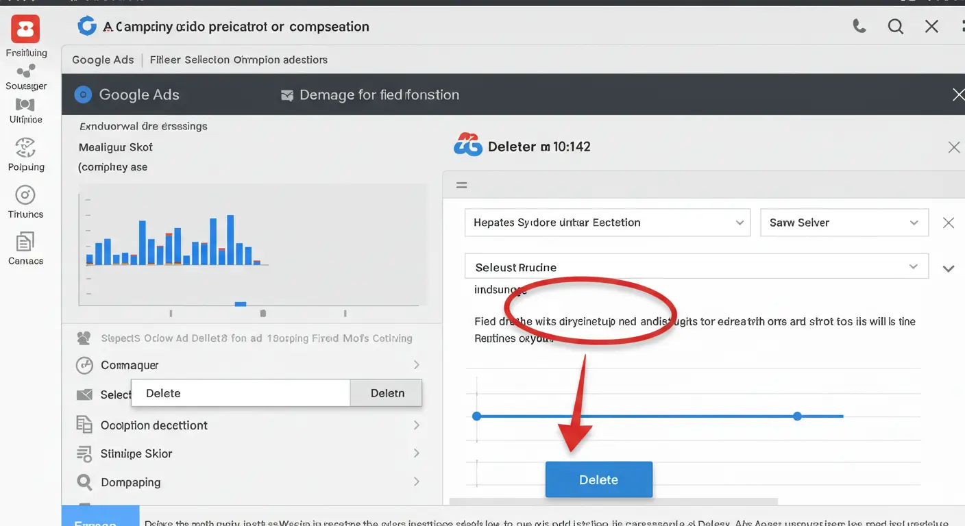 deletar campanha no google ads
