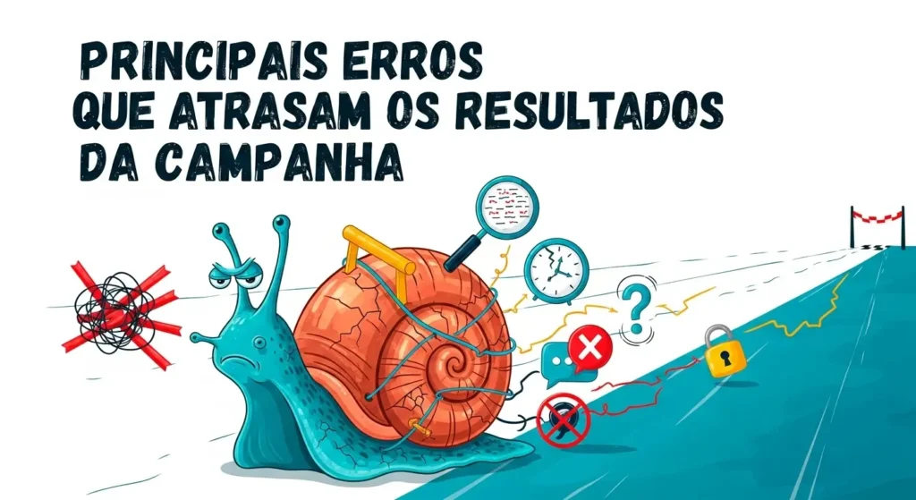 Principais Erros que Atrasam os Resultados de uma Campanha
